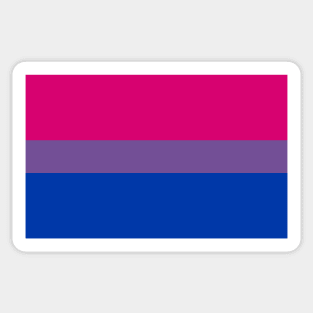 Bi-sexuality flag Sticker